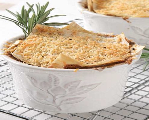 Little-terrine-dishes-filled-with-lamb-mince-mixture-topped-with-Mountain-Bread-pastry-rosemary-and-parmesan