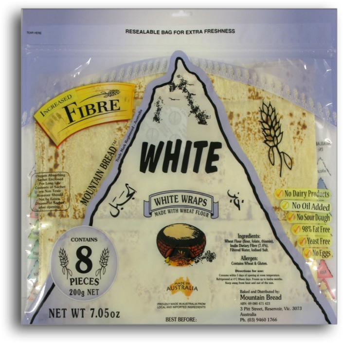 Mountain Bread Increased Fibre White Gerry's
