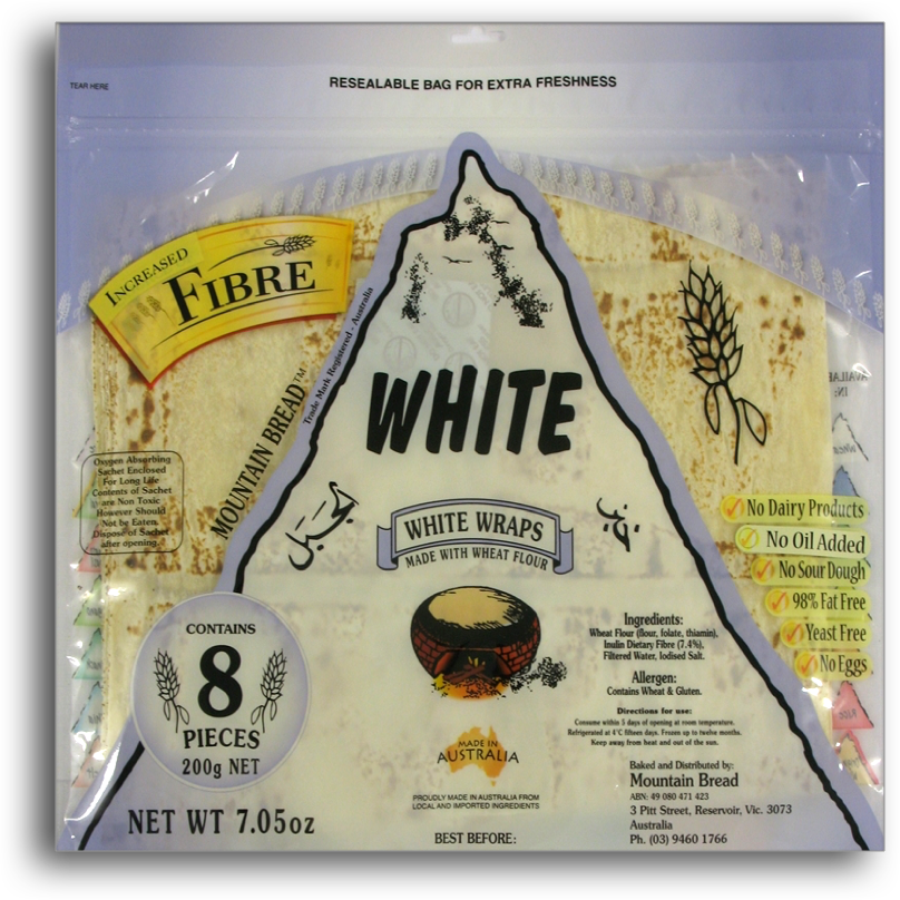 Mountain Bread Increased Fibre White Gerry's