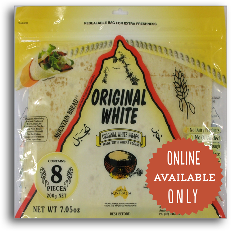 Mountain Bread Original White Wraps Gerry's
