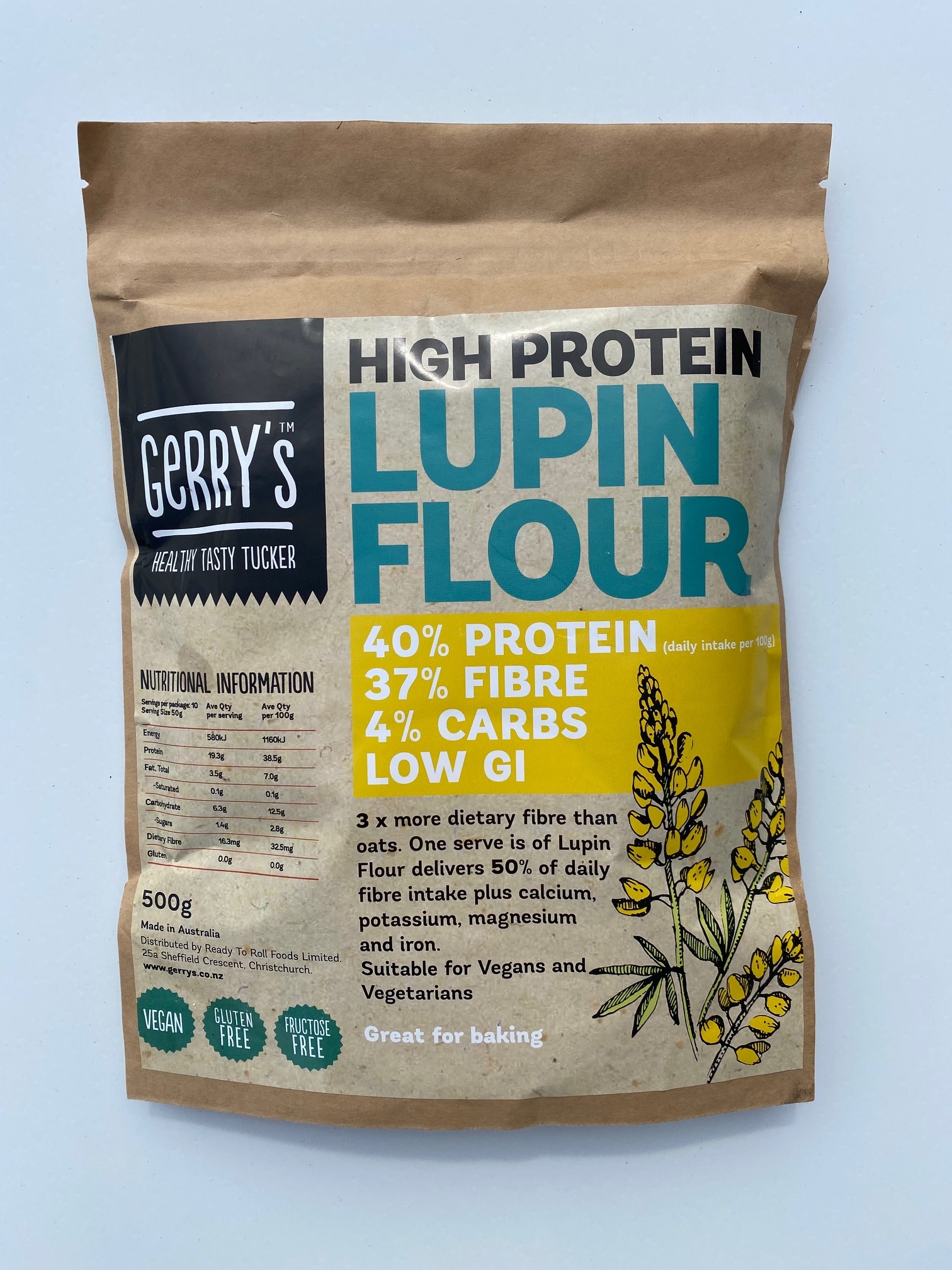 Gerry's Lupin Flour 500g Gerry's