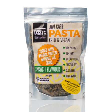 Gerry's Low Carb Pasta Spinach 250g