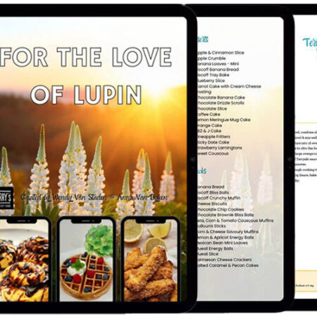 For The Love of Lupin Recipe Book