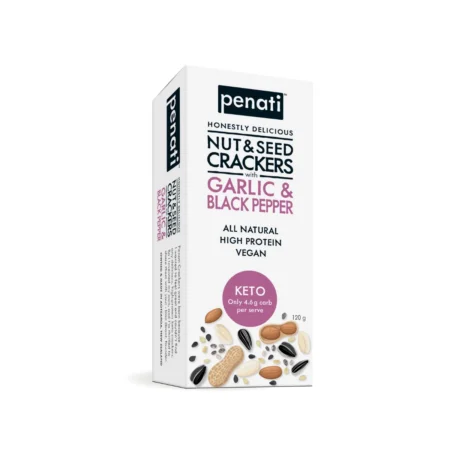 Penati Nut & Seed Crackers with Garlic & Black Pepper