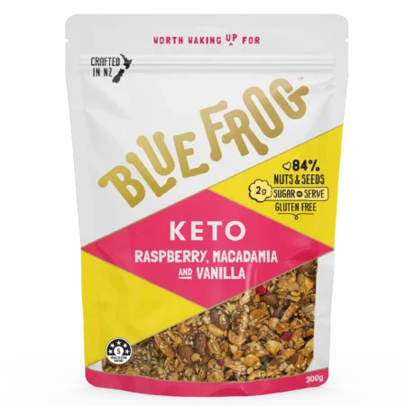 Blue Frog Keto Raspberry, Macadamia & Vanilla Granola