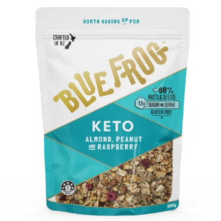 Blue Frog Keto Keto Almond, Peanut & Raspberry Granola